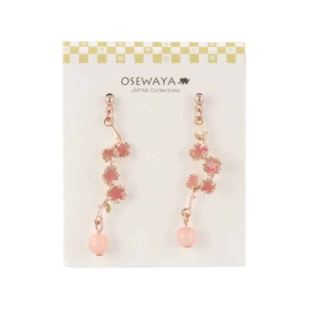Sakura Linear Earrings
