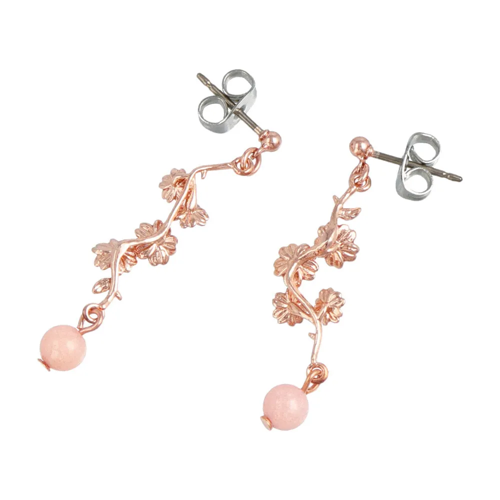 Sakura Linear Earrings