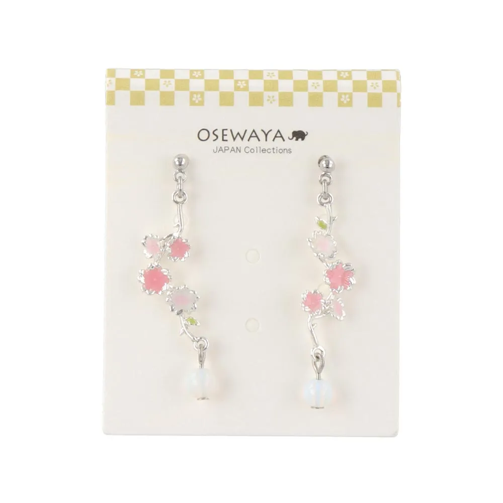 Sakura Linear Earrings