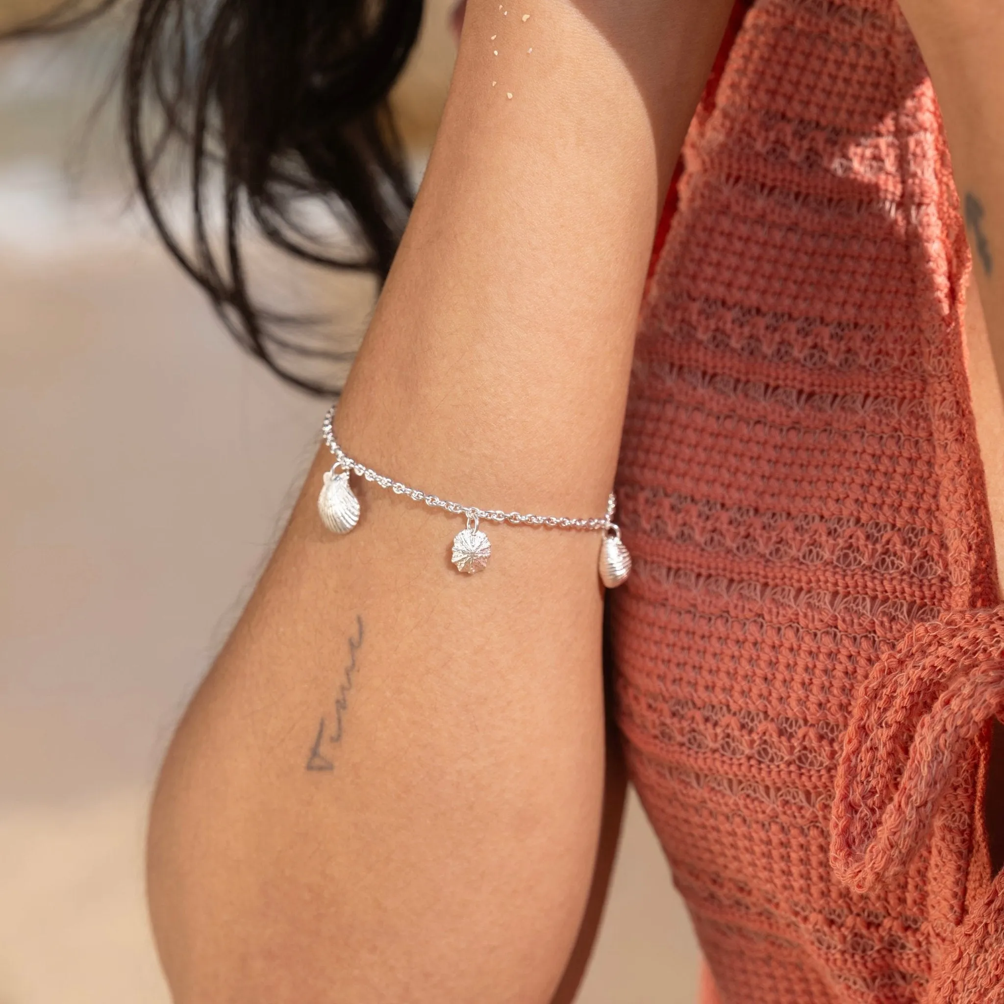 Seashell Charm Bracelet