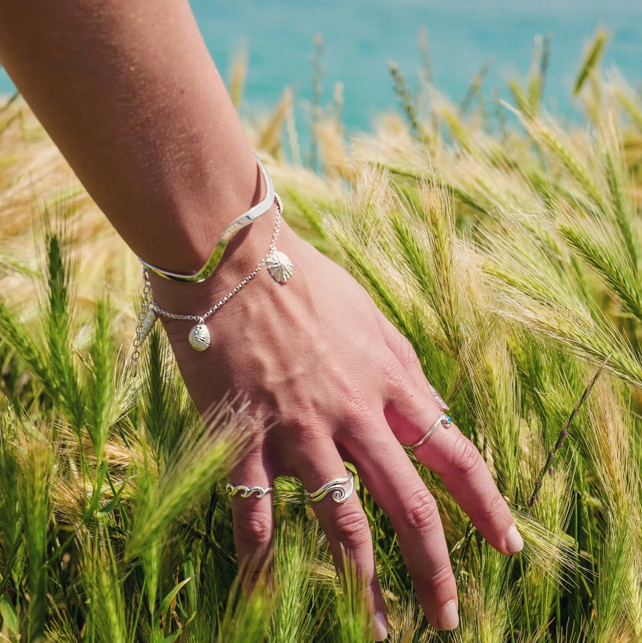 Seashell Charm Bracelet