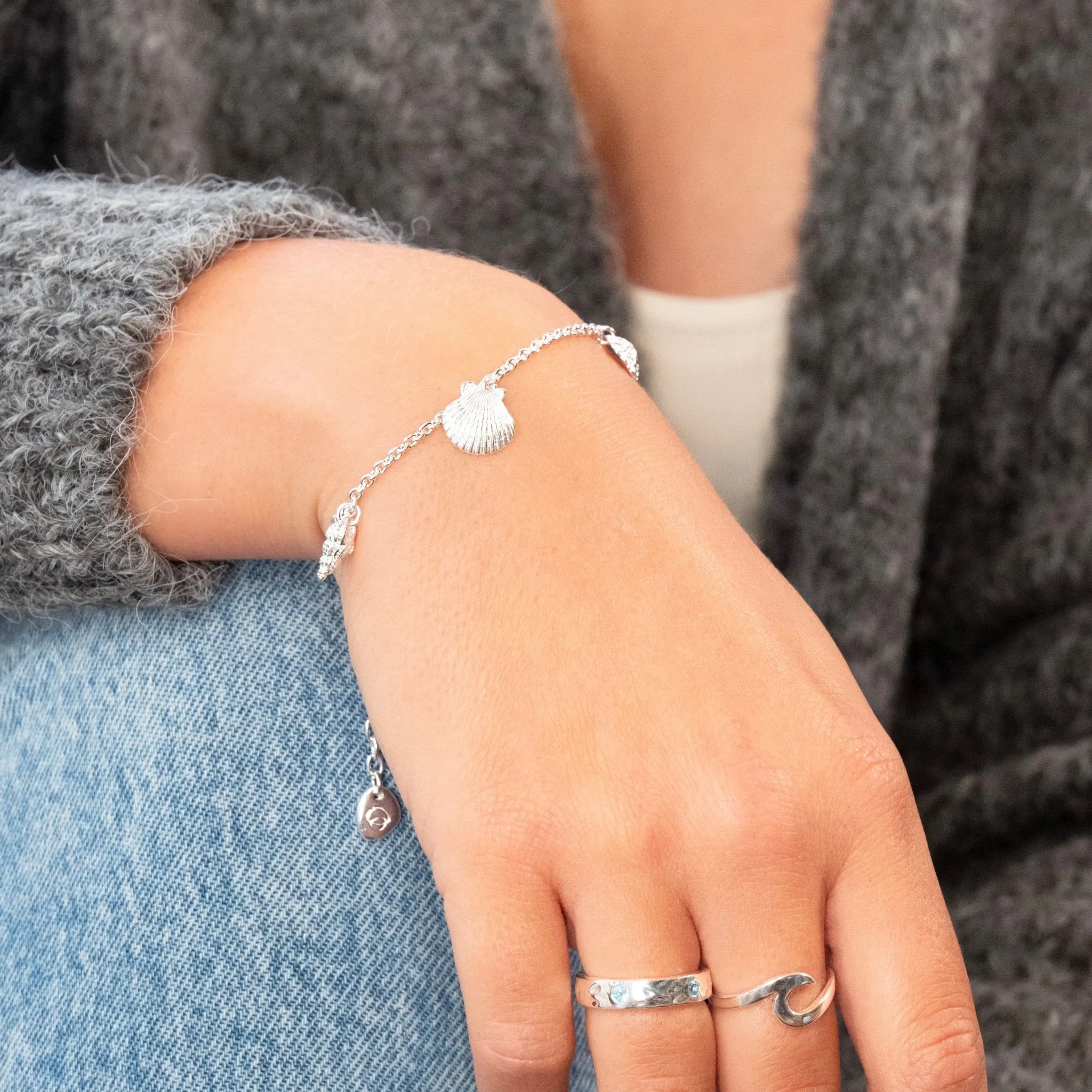Seashell Charm Bracelet
