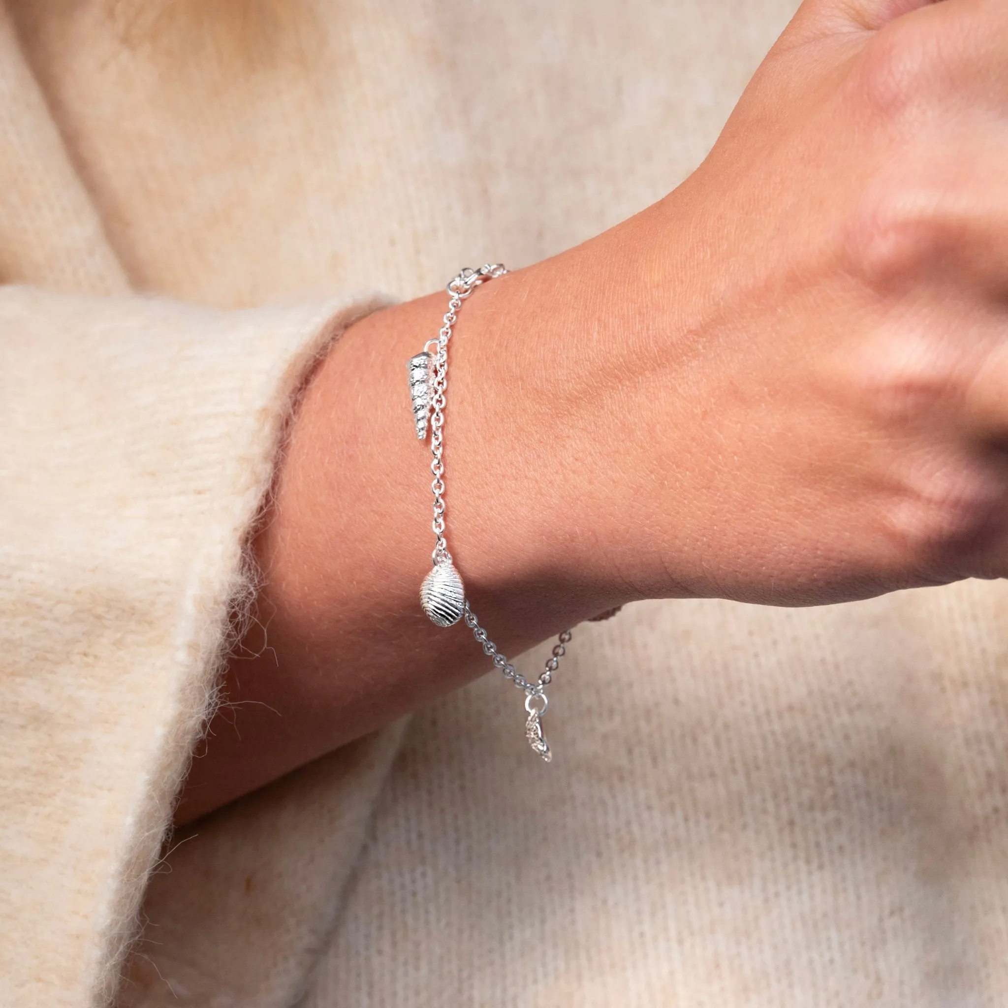 Seashell Charm Bracelet