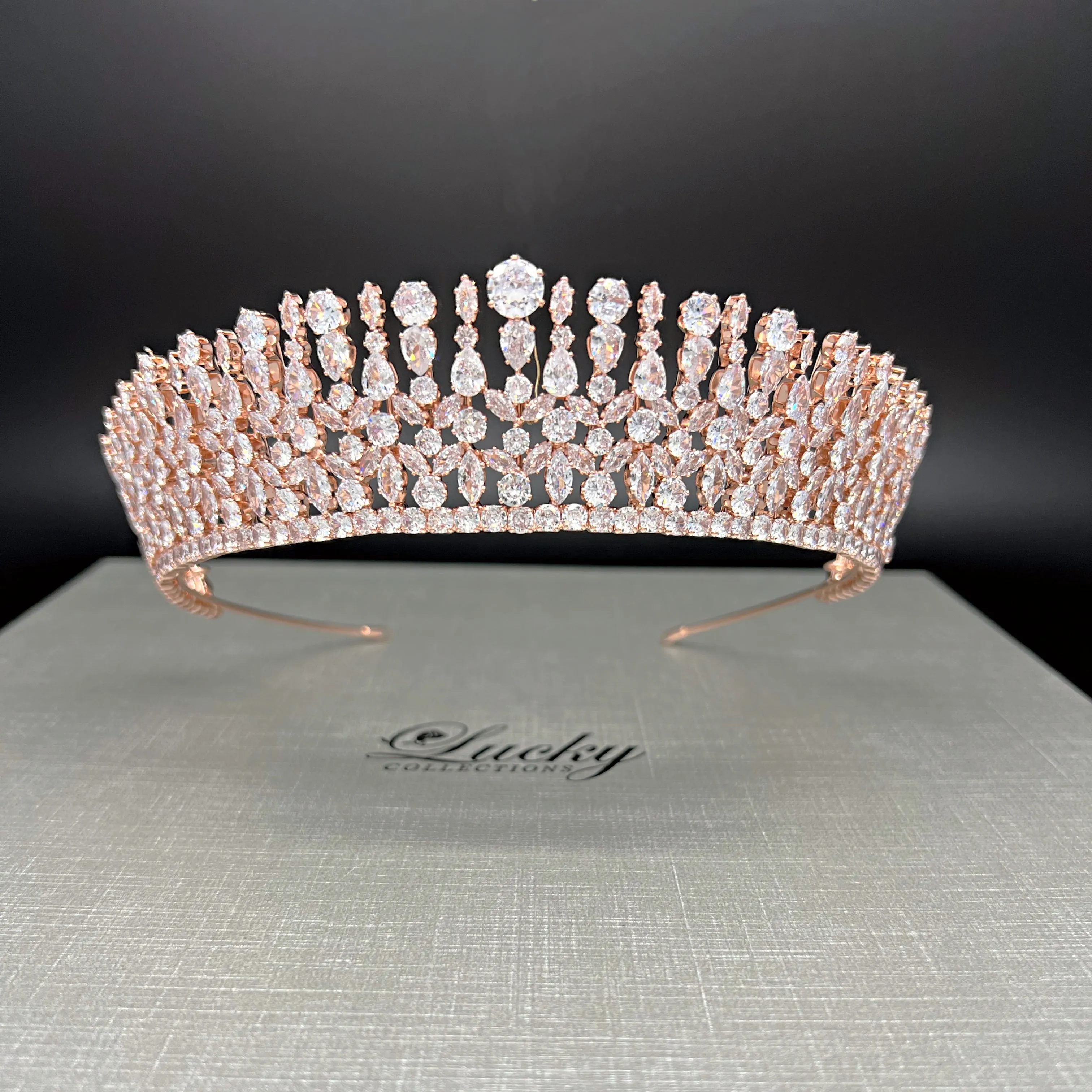 Showcase Cubic Zirconia Bridal Tiara by Lucky Collections ™