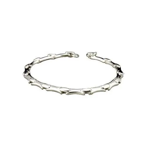Silver 'H' Link Bracelet