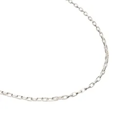 Silver Rollo Necklace