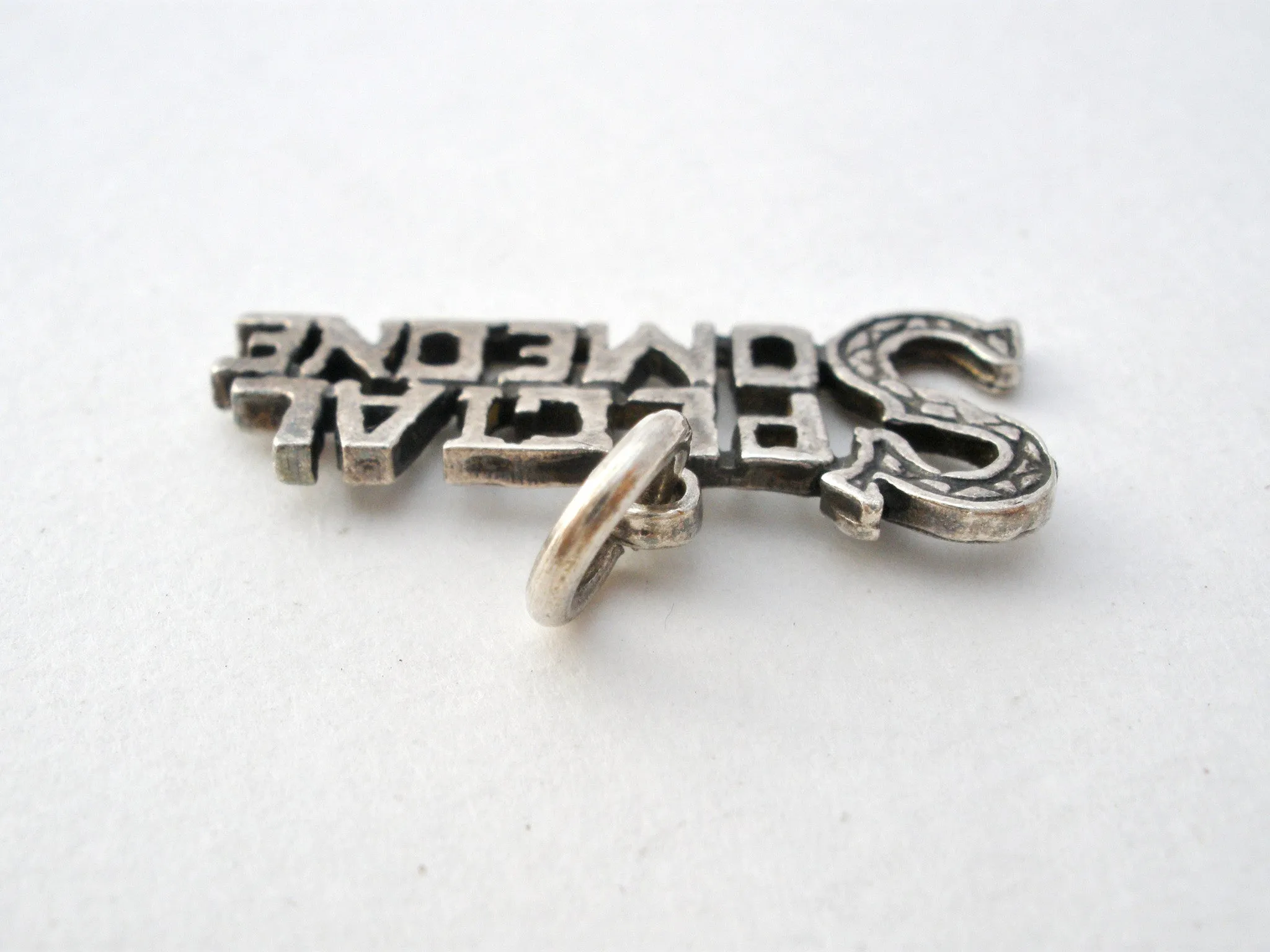 Special Someone Sterling Silver Charm Pendant Vintage