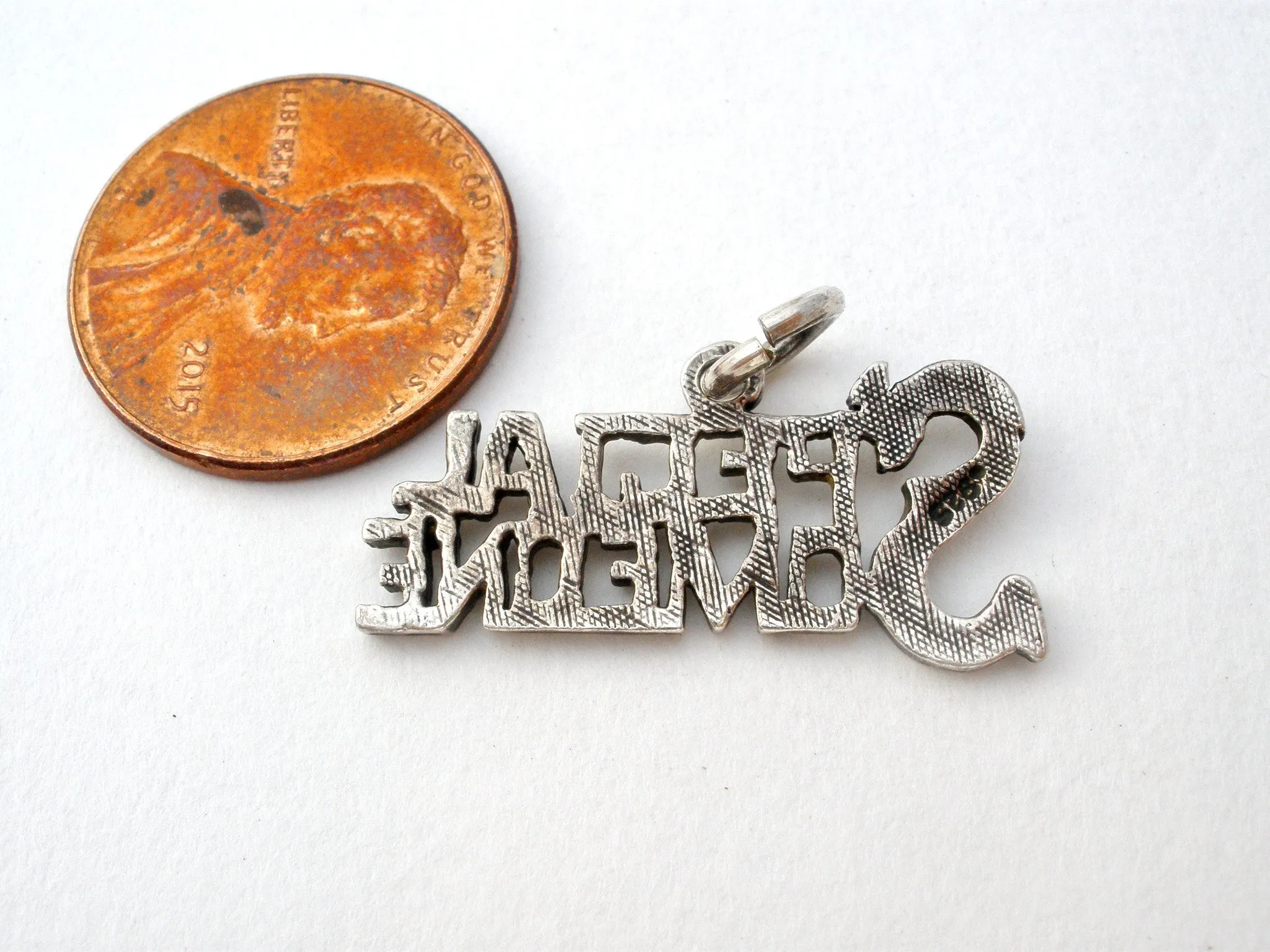 Special Someone Sterling Silver Charm Pendant Vintage