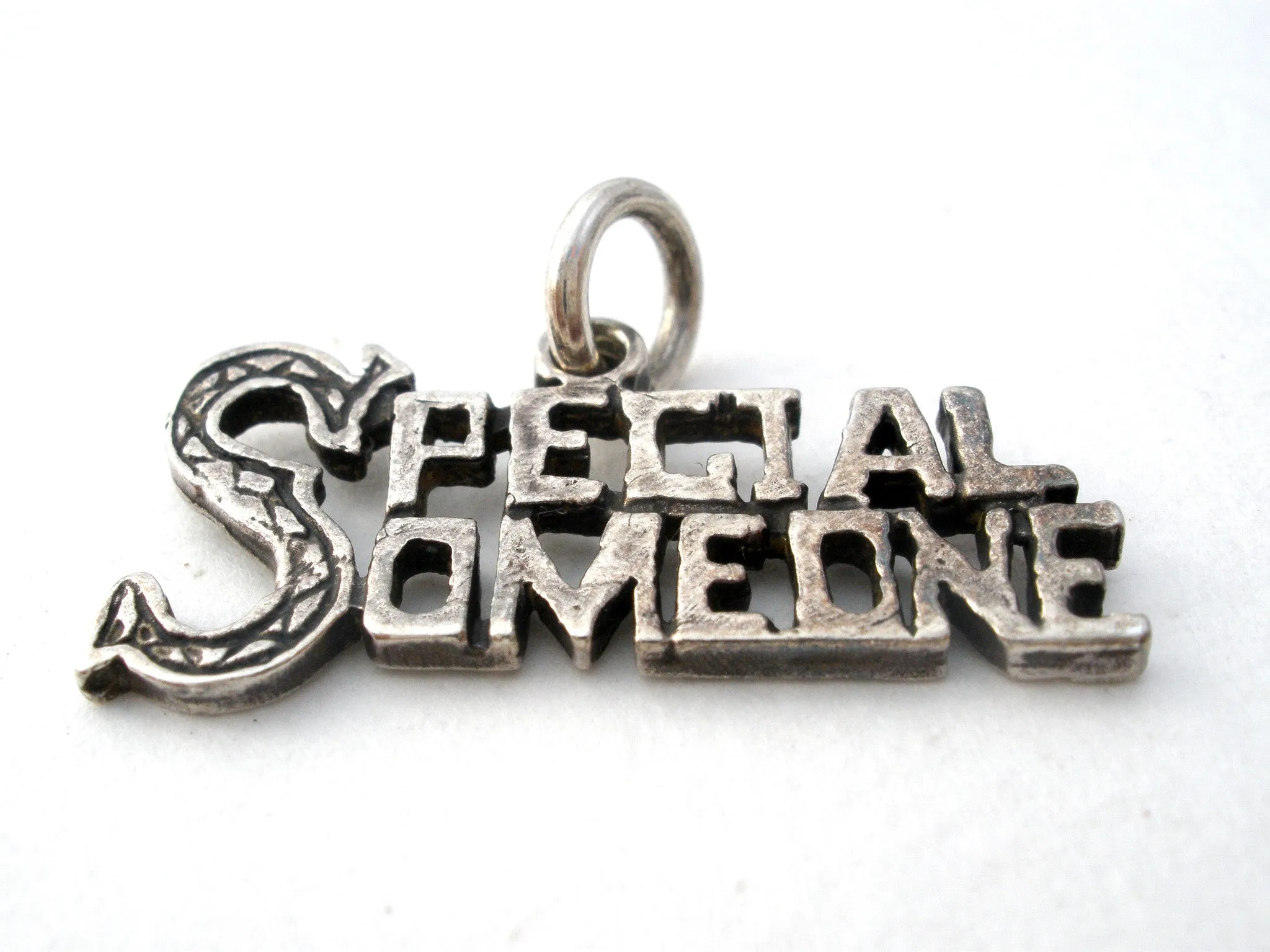 Special Someone Sterling Silver Charm Pendant Vintage