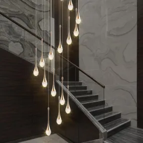 Spumante Crystal Chandelier and Pendants