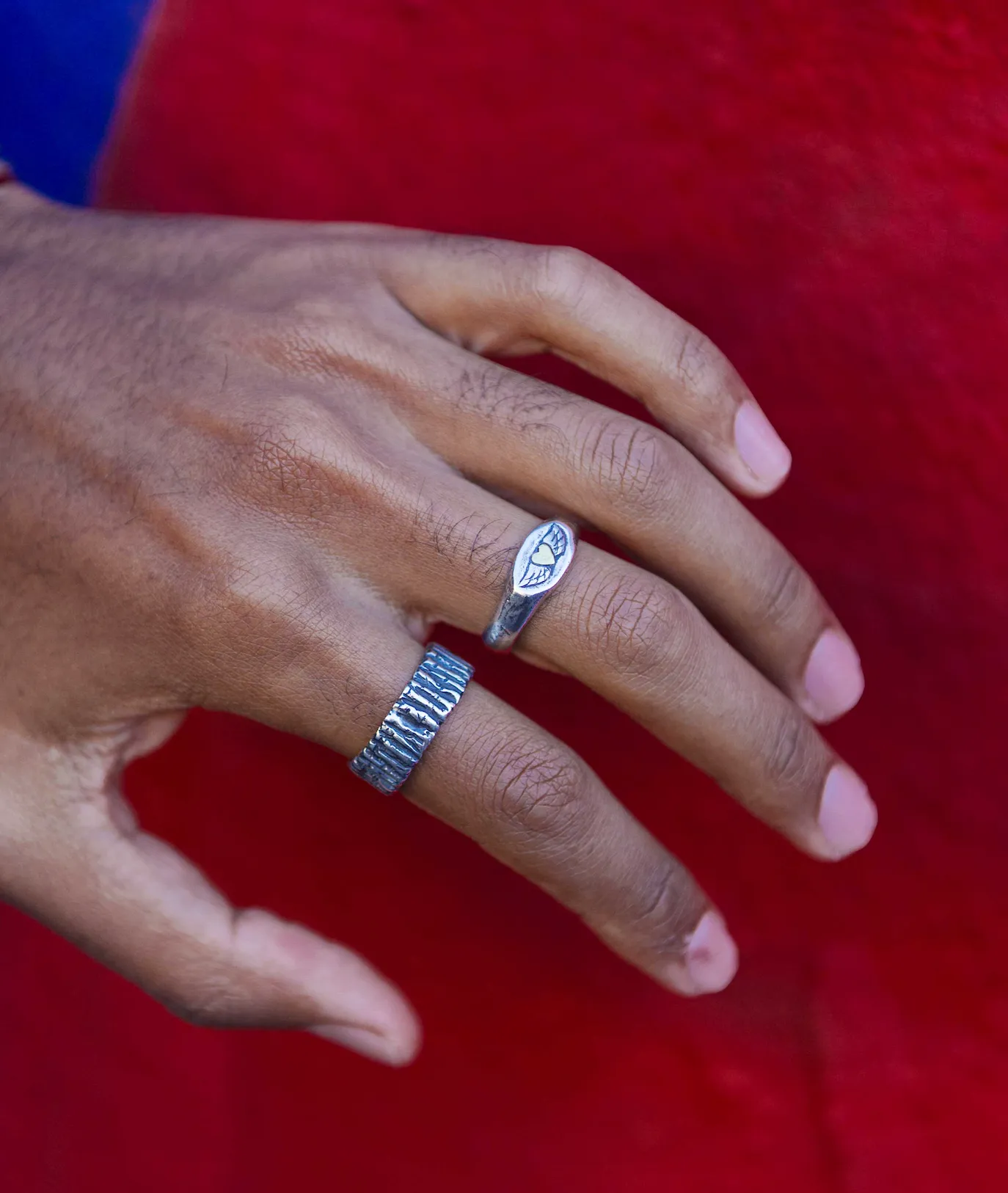 Sterling Silver Crater Ring
