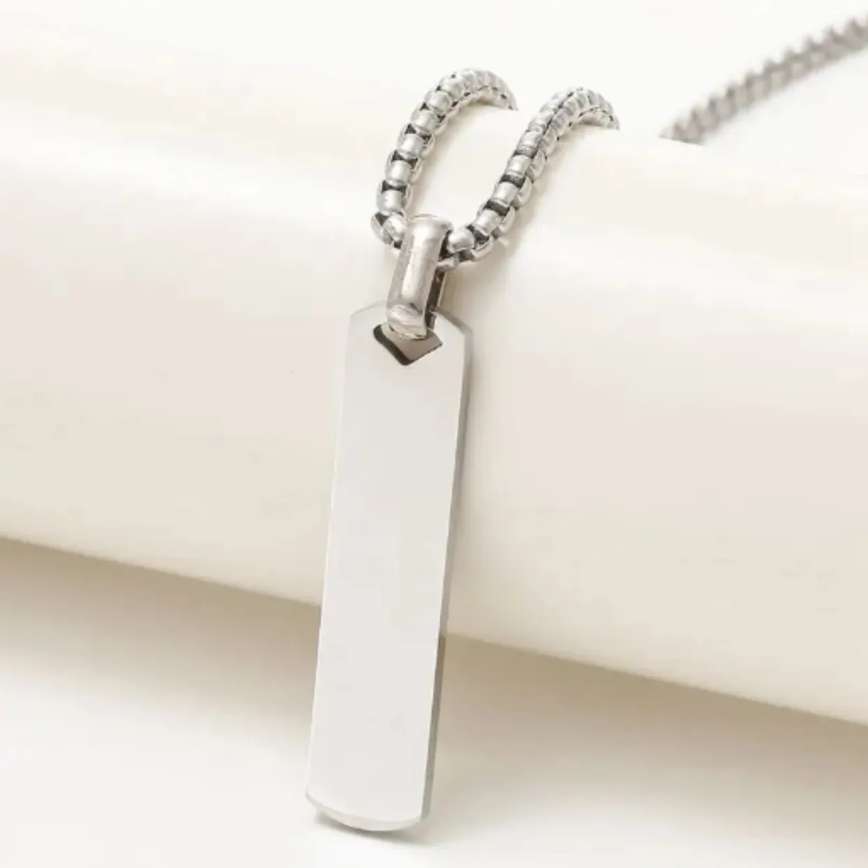 TAG NECKLACES - SILVER GOLD BLACK WATERPROOF NECKLACE
