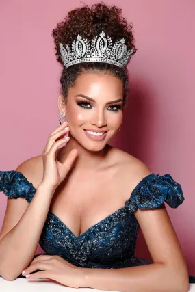 Tall Tiara, Venus Beauty Cubic Zirconia Bridal and Quinceanera Crown