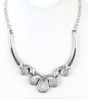 Tattoo Swirl Necklace