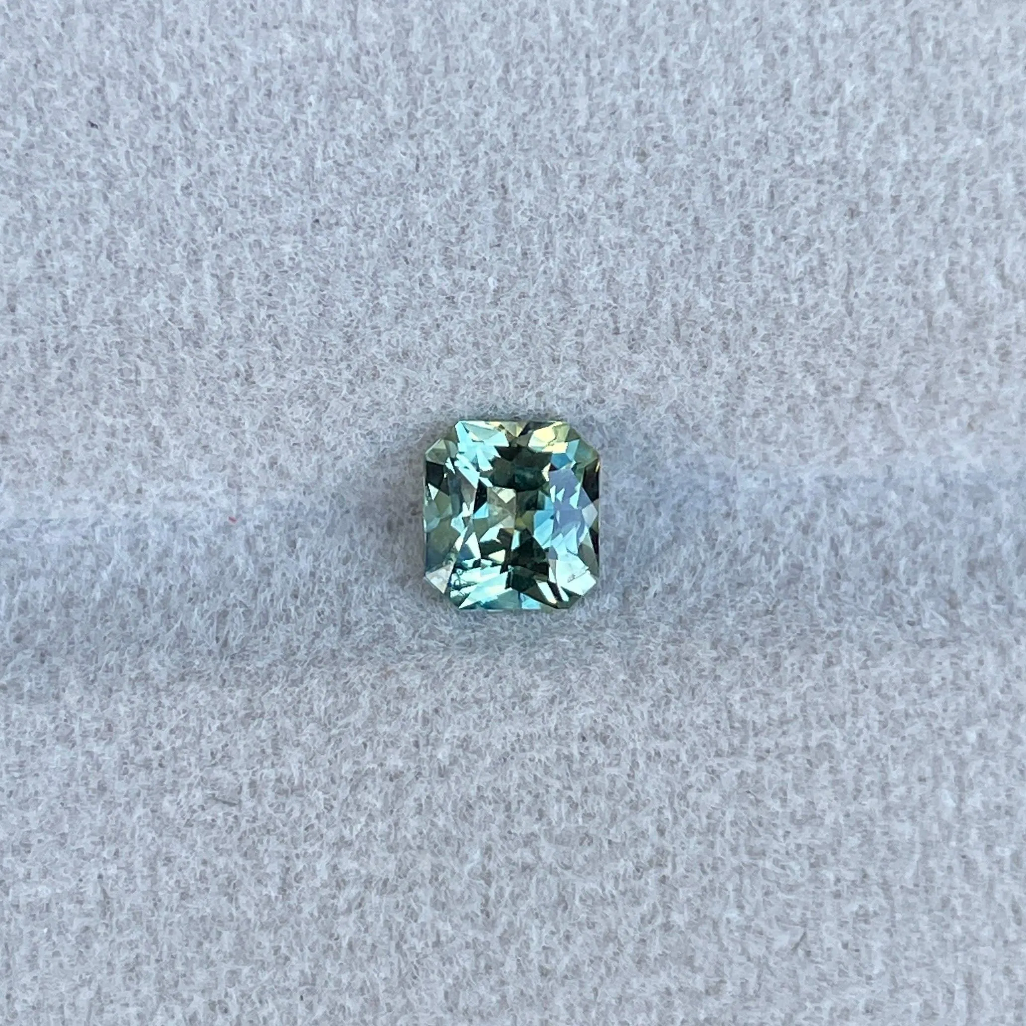 Teal Sapphire 0.88 Ct, Natural Teal Sapphire Ring, Parti sapphire, Teal Sapphire Engagement Ring, bespoke Ring, For Custom ring Loose gem