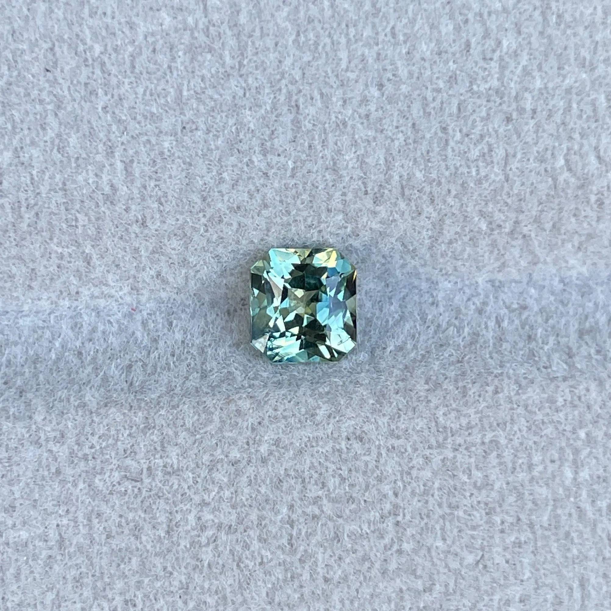 Teal Sapphire 0.88 Ct, Natural Teal Sapphire Ring, Parti sapphire, Teal Sapphire Engagement Ring, bespoke Ring, For Custom ring Loose gem
