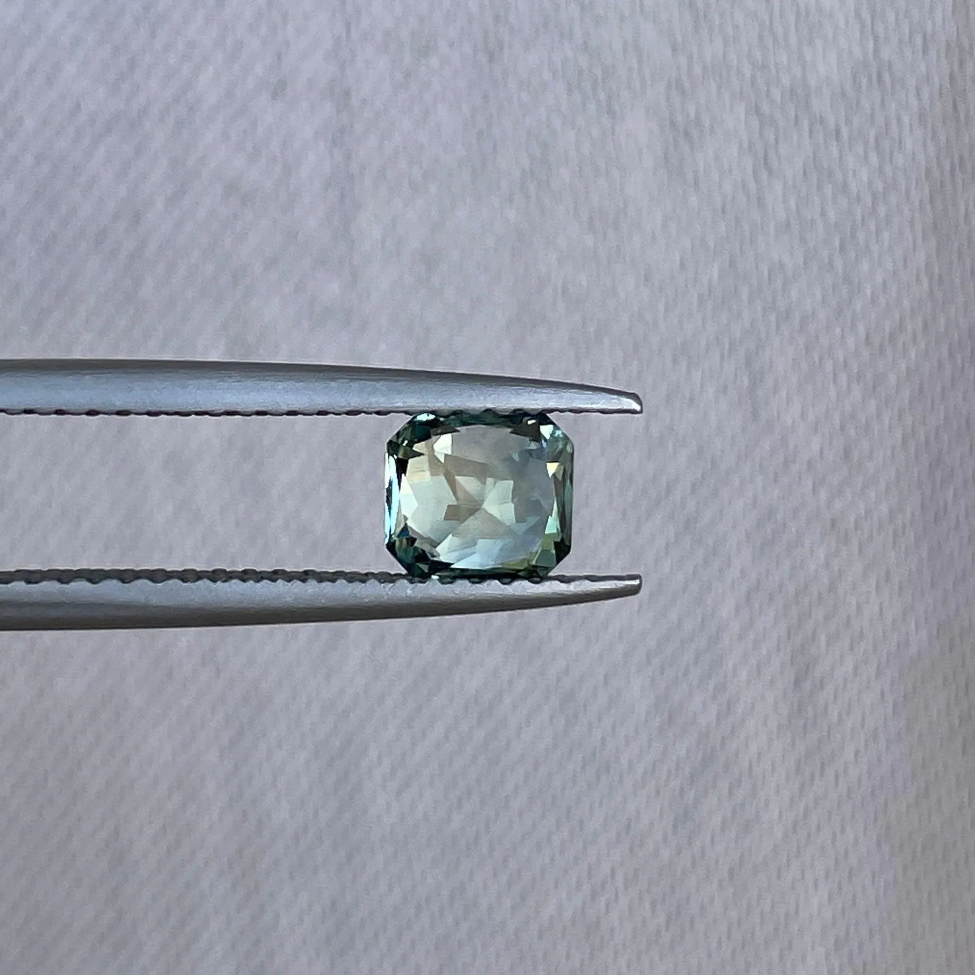 Teal Sapphire 0.88 Ct, Natural Teal Sapphire Ring, Parti sapphire, Teal Sapphire Engagement Ring, bespoke Ring, For Custom ring Loose gem