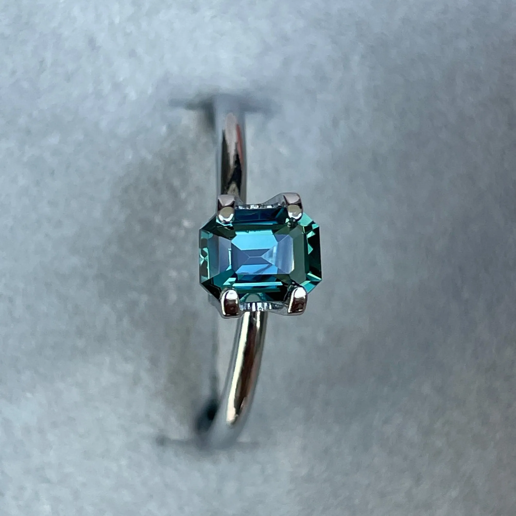 Teal Sapphire 1.02 Ct, Natural Teal Sapphire Ring, Teal Sapphire Engagement Ring, bespoke Ring, For Custom ring Loose gem