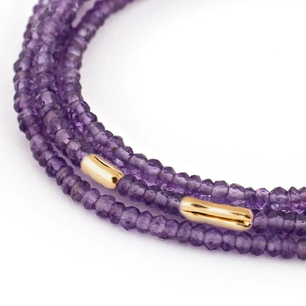 Three Gold Accent River Wrap‚ 14K White Gold