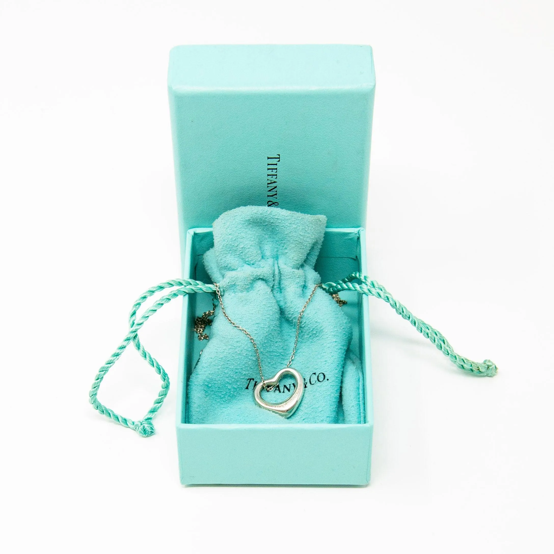 Tiffany & Co. Silver Open Heart Bracelet