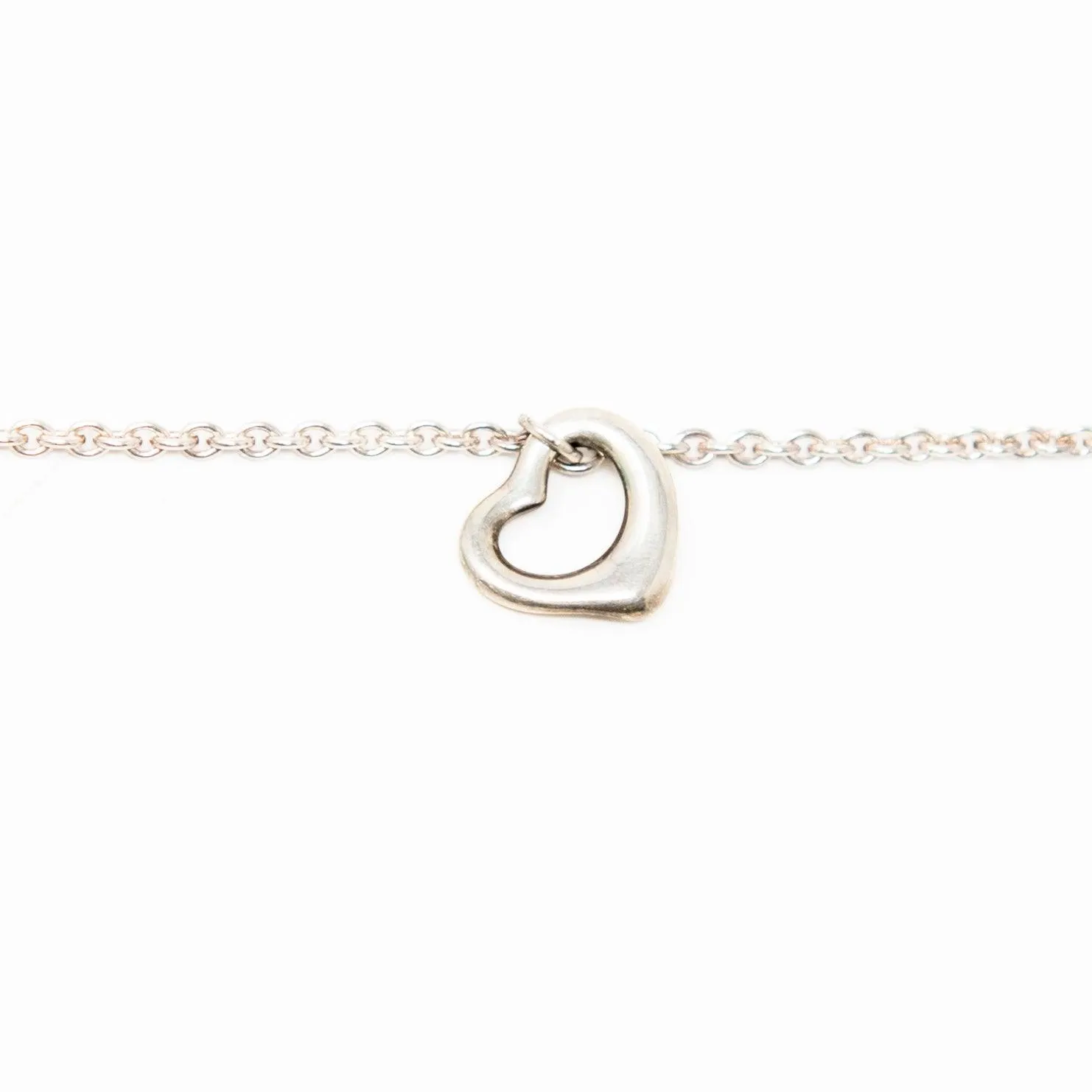 Tiffany & Co. Silver Open Heart Bracelet