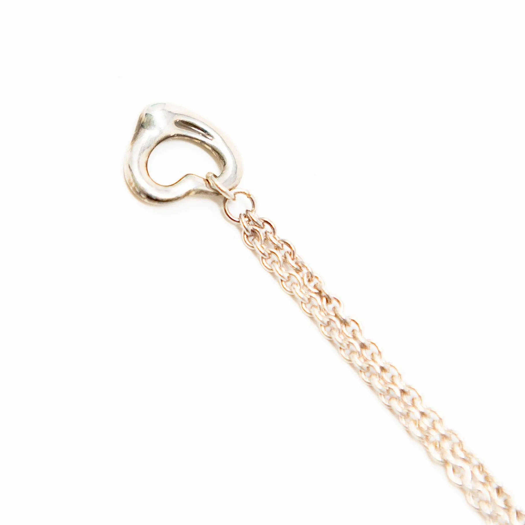 Tiffany & Co. Silver Open Heart Bracelet