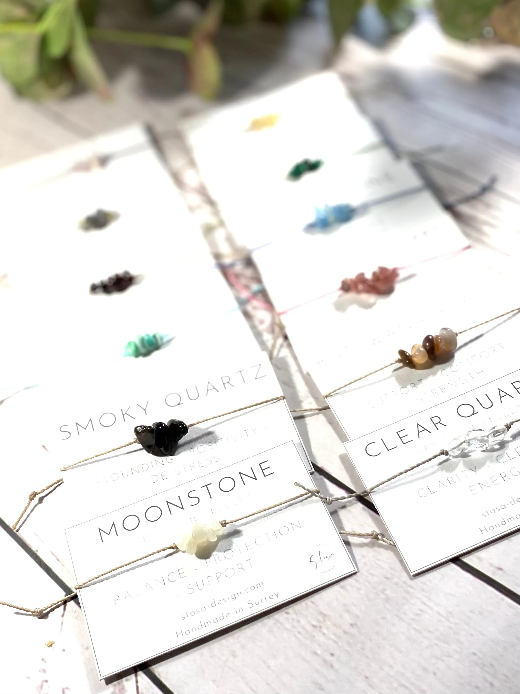 Tiny Crystal Bracelets - Chip Crystal