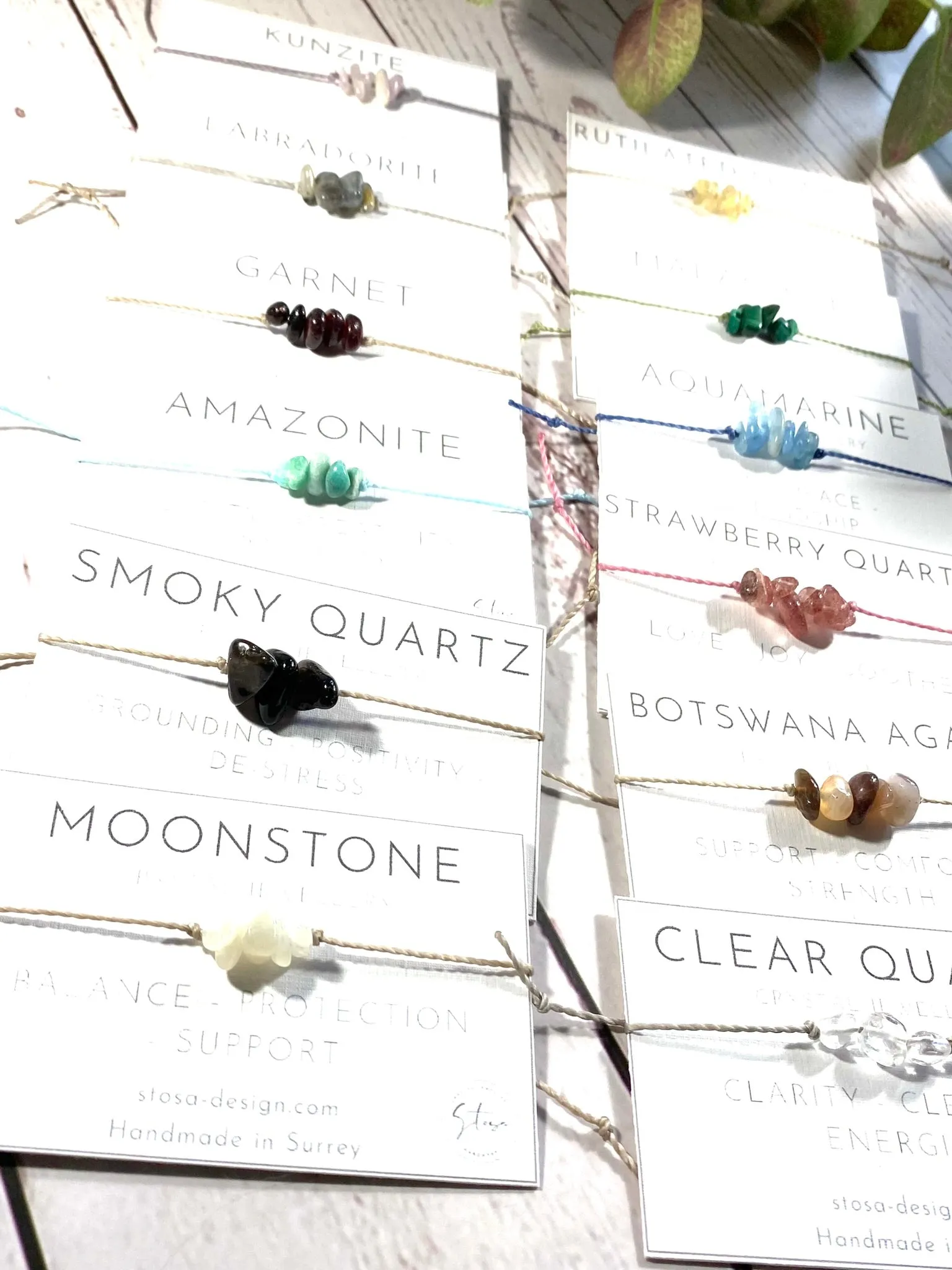 Tiny Crystal Bracelets - Chip Crystal
