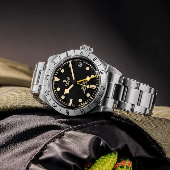 TUDOR Black Bay Pro 39mm Case, Black Dial, Steel Bracelet (M79470-0001)