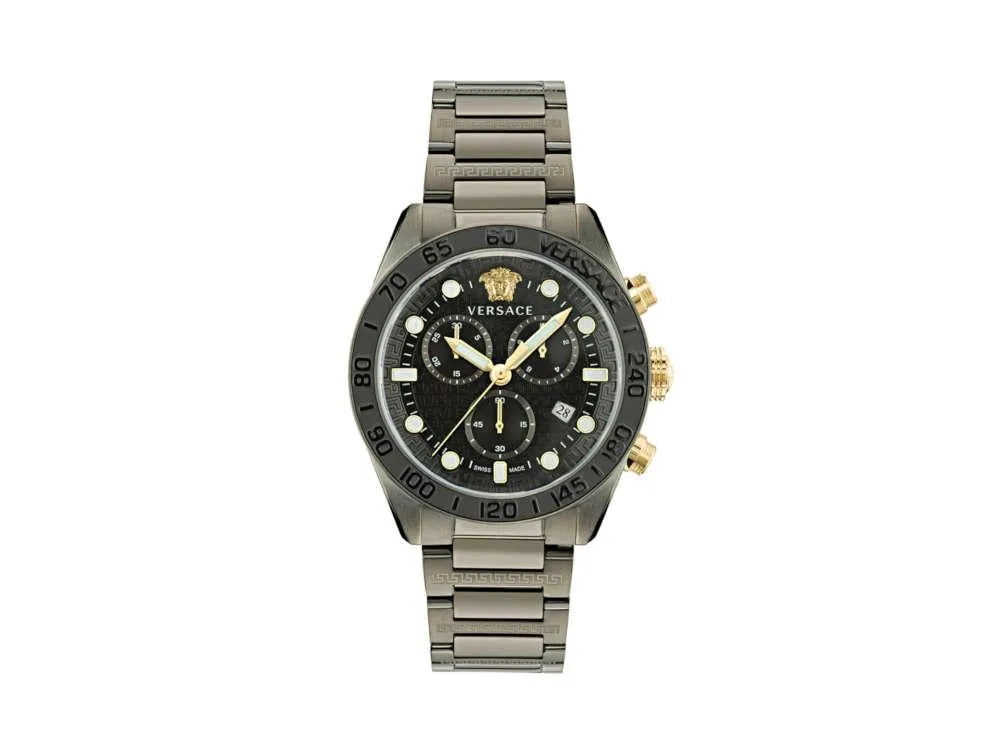 Versace Men's Greca Dome 43mm Quartz Chronograph VE6K00623