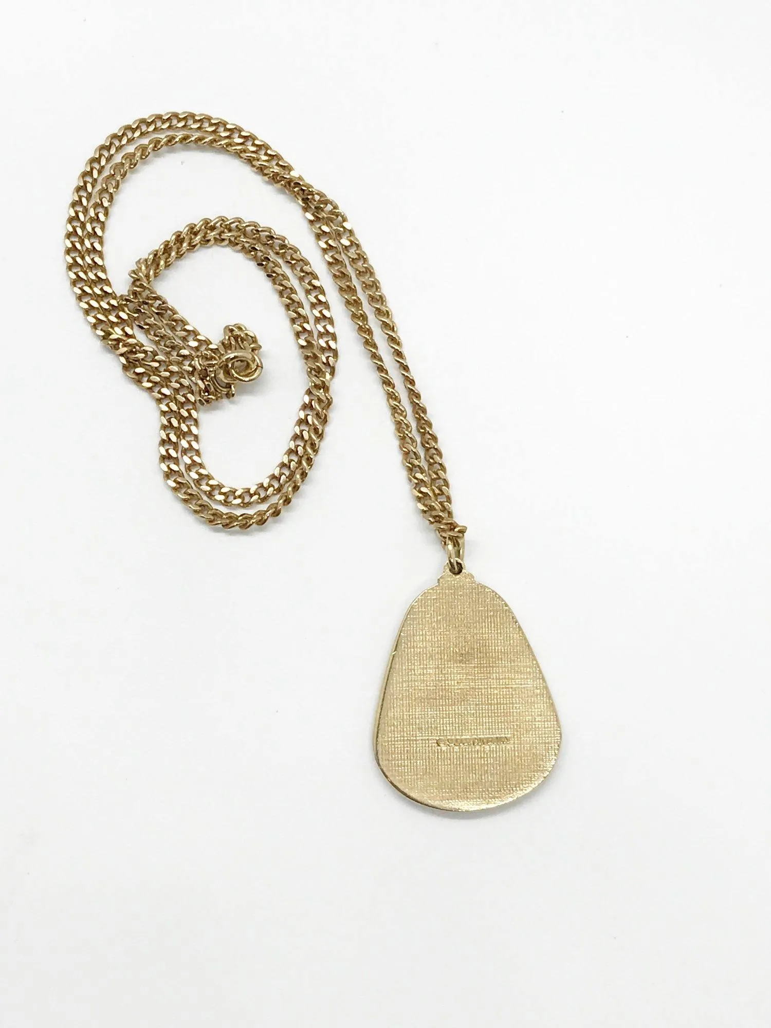 Vintage Sarah Coventry Lotus Blossom Pendant with Chain (1979)