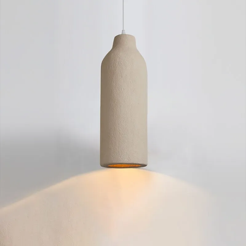 Wabi Sabi Cream Style Led Chandelier Restaurant Bar Dining Room Home Decor Pendant Lights Bedroom Bedside Hanging Lamp Fixture