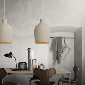 Wabi Sabi Cream Style Led Chandelier Restaurant Bar Dining Room Home Decor Pendant Lights Bedroom Bedside Hanging Lamp Fixture
