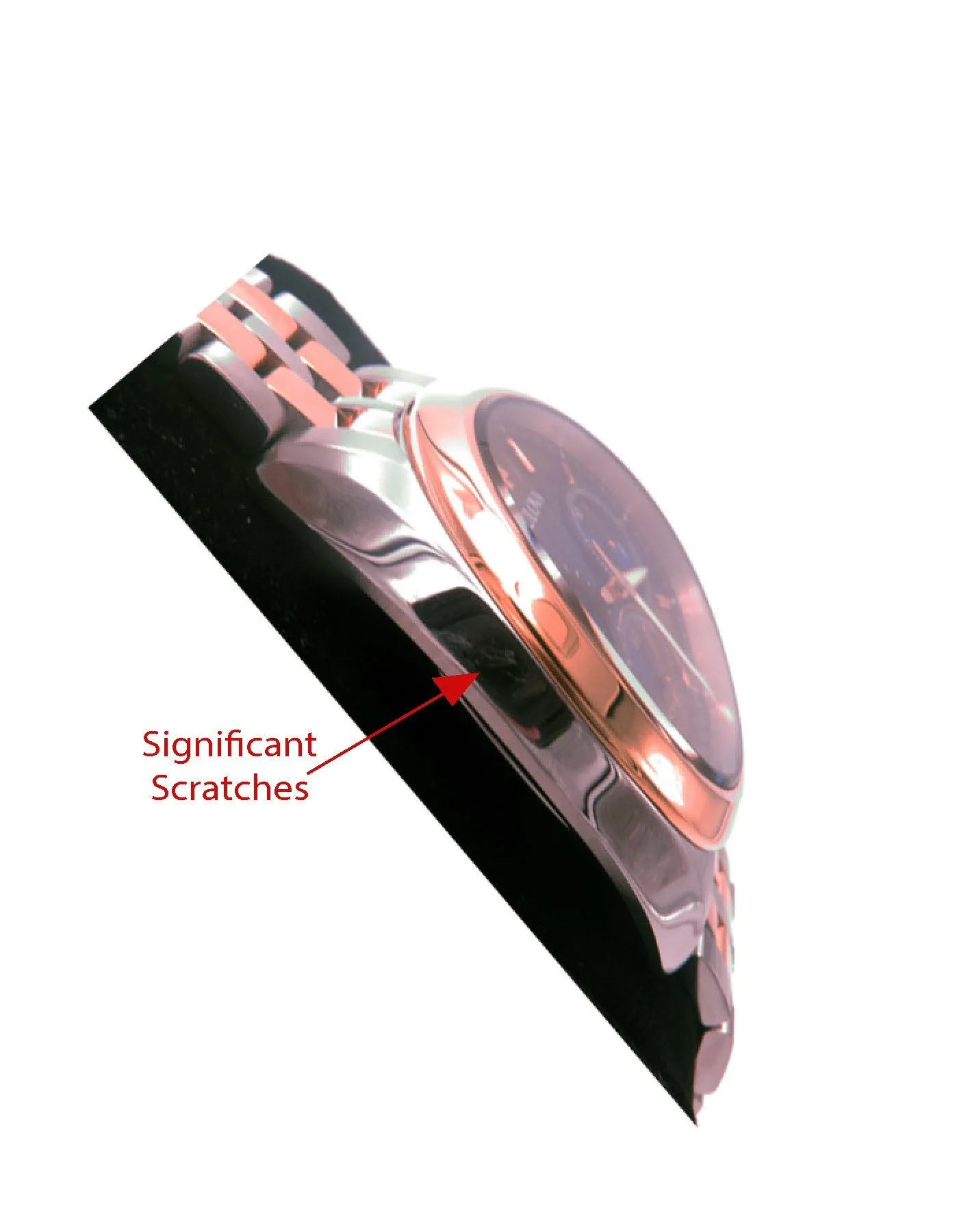 Warehouse Deal - Bulova Mens Two-Tone Chronograph Curv Watch - 98A159
