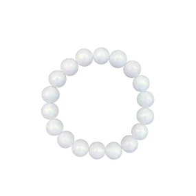 White Jade 10mm Bracelet