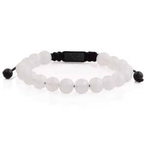 White Jade Bead Bracelet
