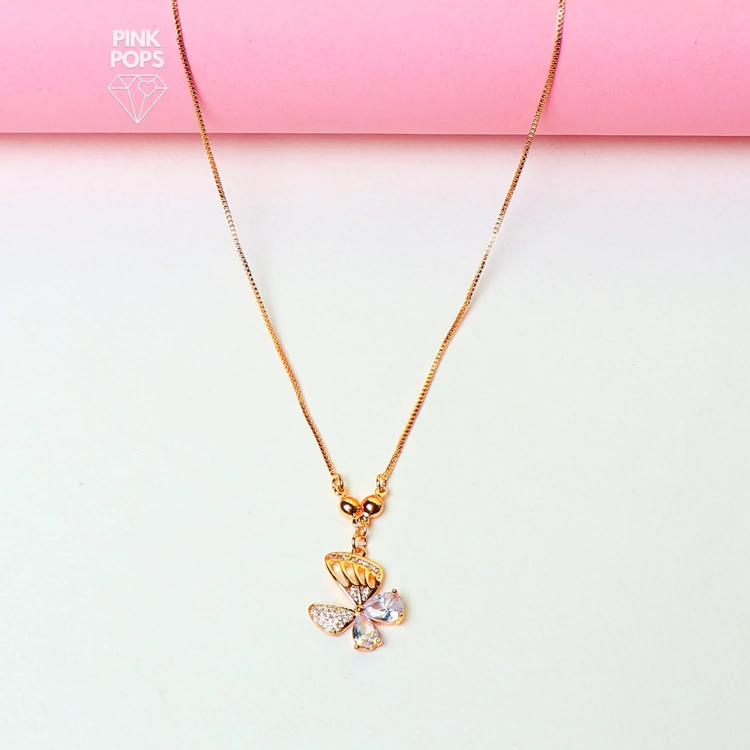 White Pearl Chain Pendant