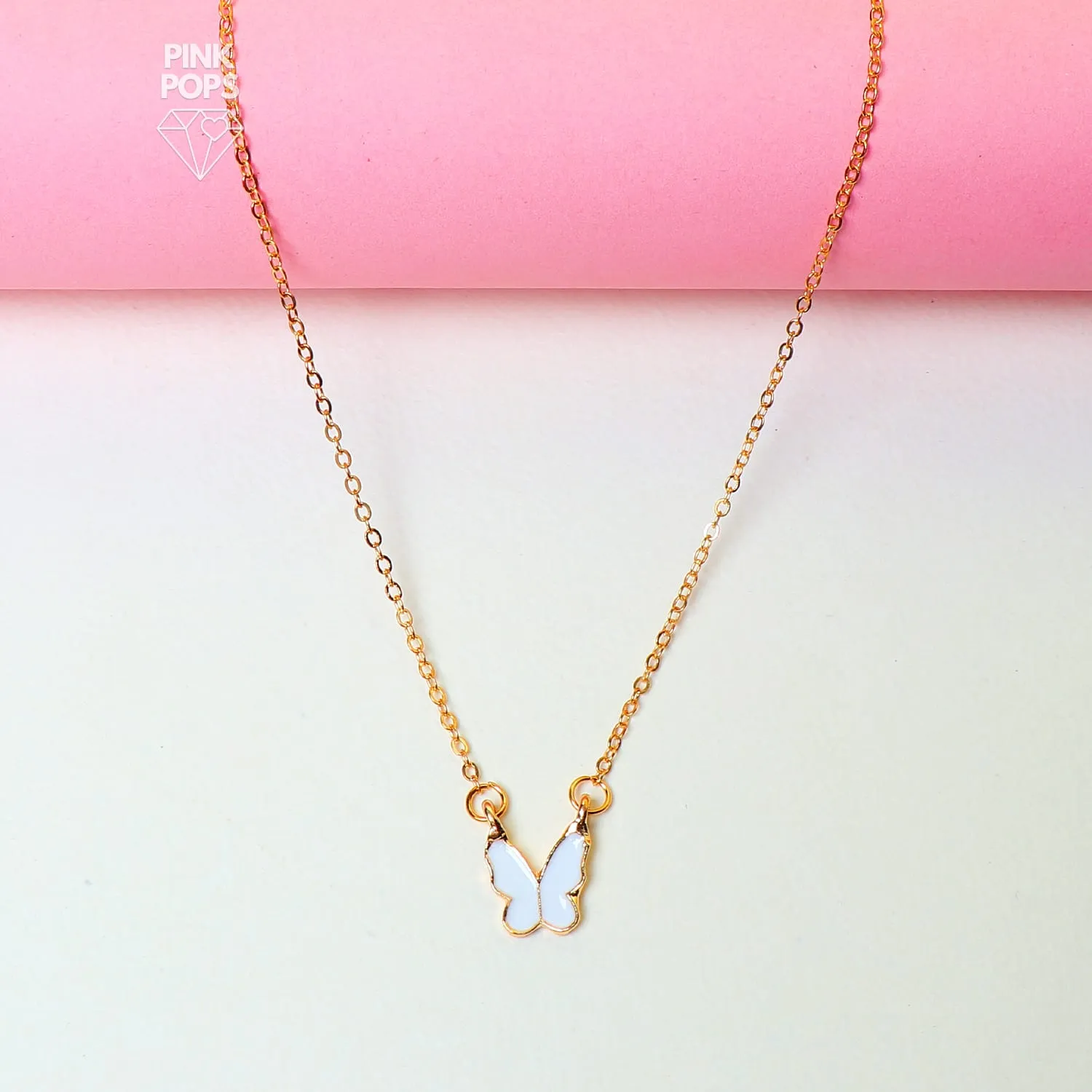 White Pearl Chain Pendant