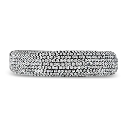 White Sapphire Bangle Bracelet