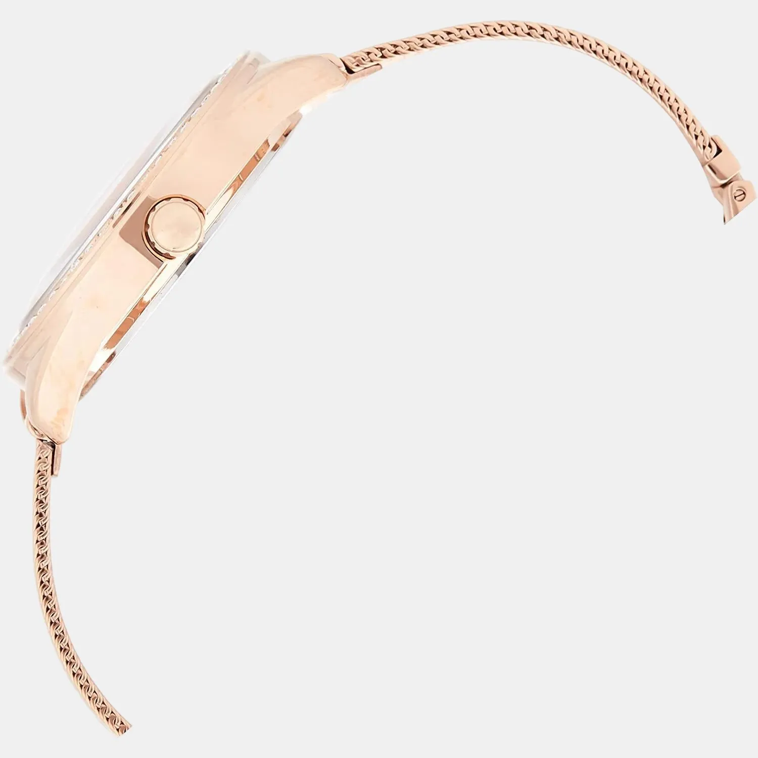 Women Rose Gold Analog Stainless Steel Watch W1142L4