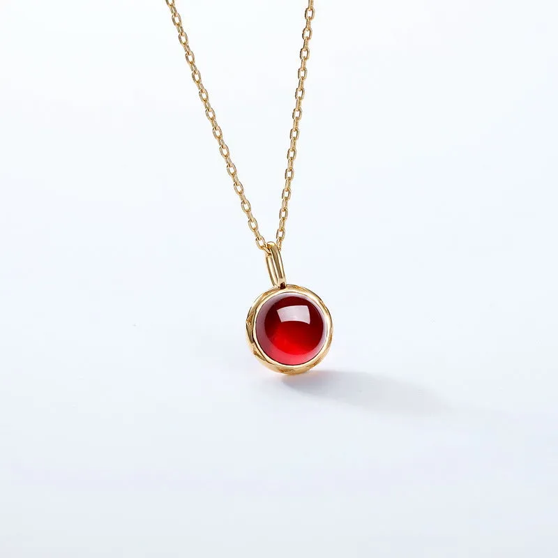 Women's Red Pendant S925 Necklace Pendant Gift  for s for girls
