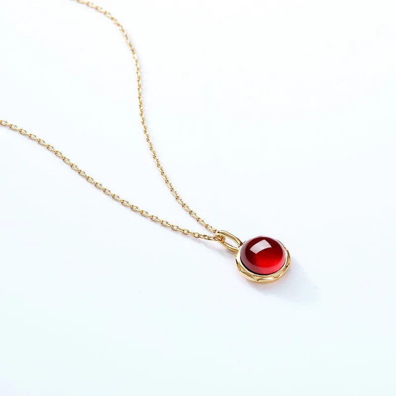 Women's Red Pendant S925 Necklace Pendant Gift  for s for girls