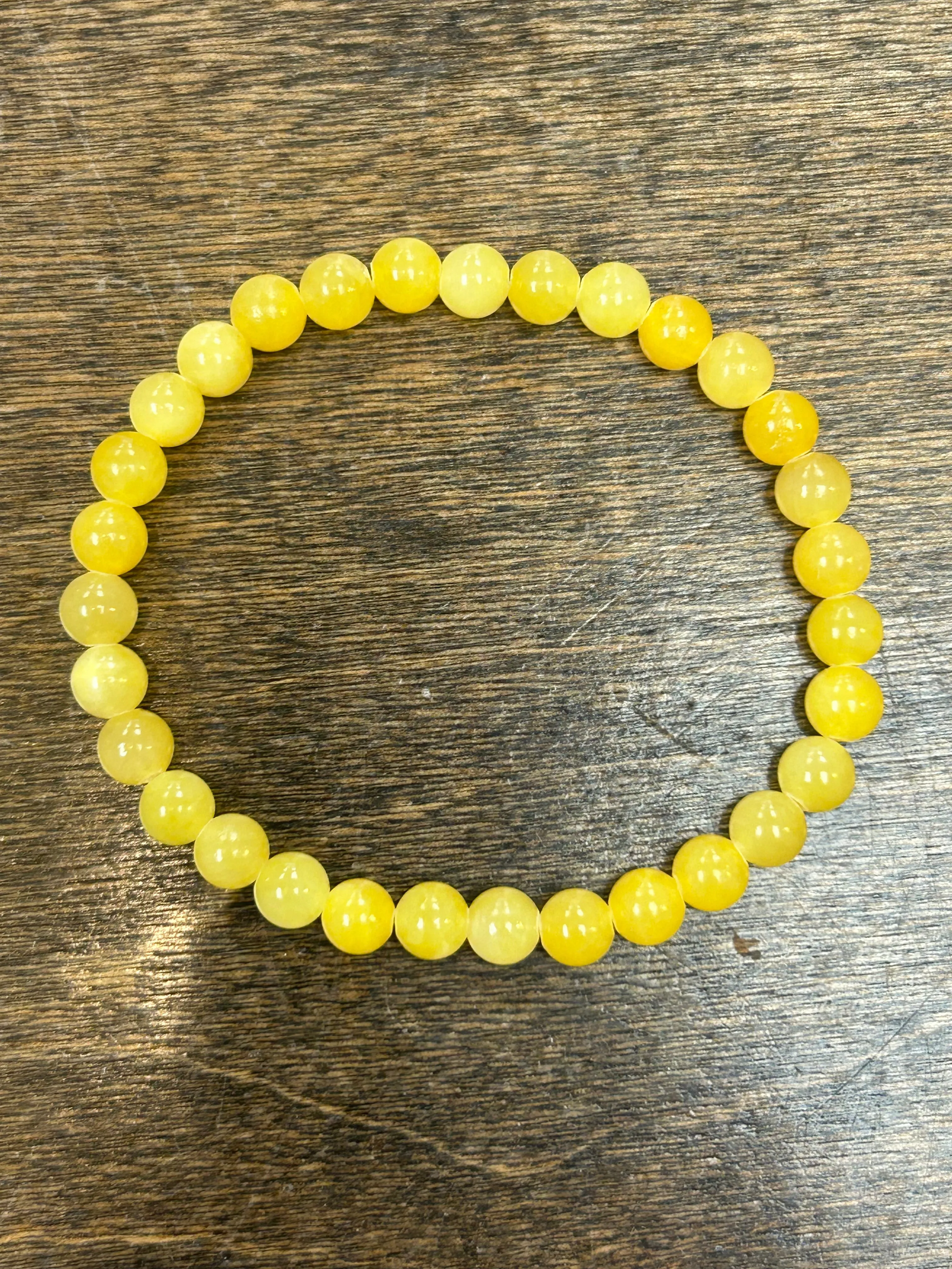 Yellow Mountain Jade 6mm