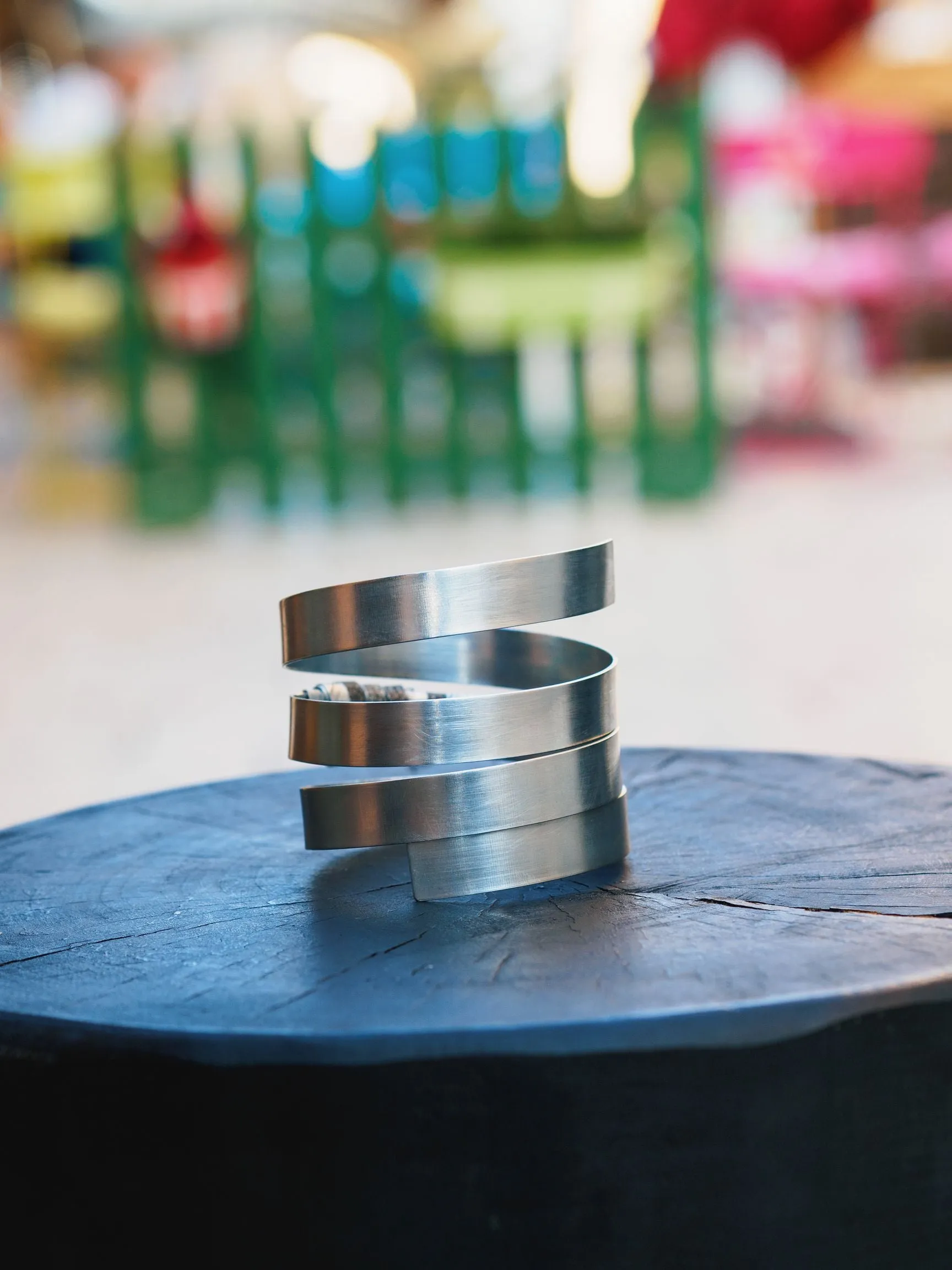 Zinc and Brass Bracelet - by Werkstatt