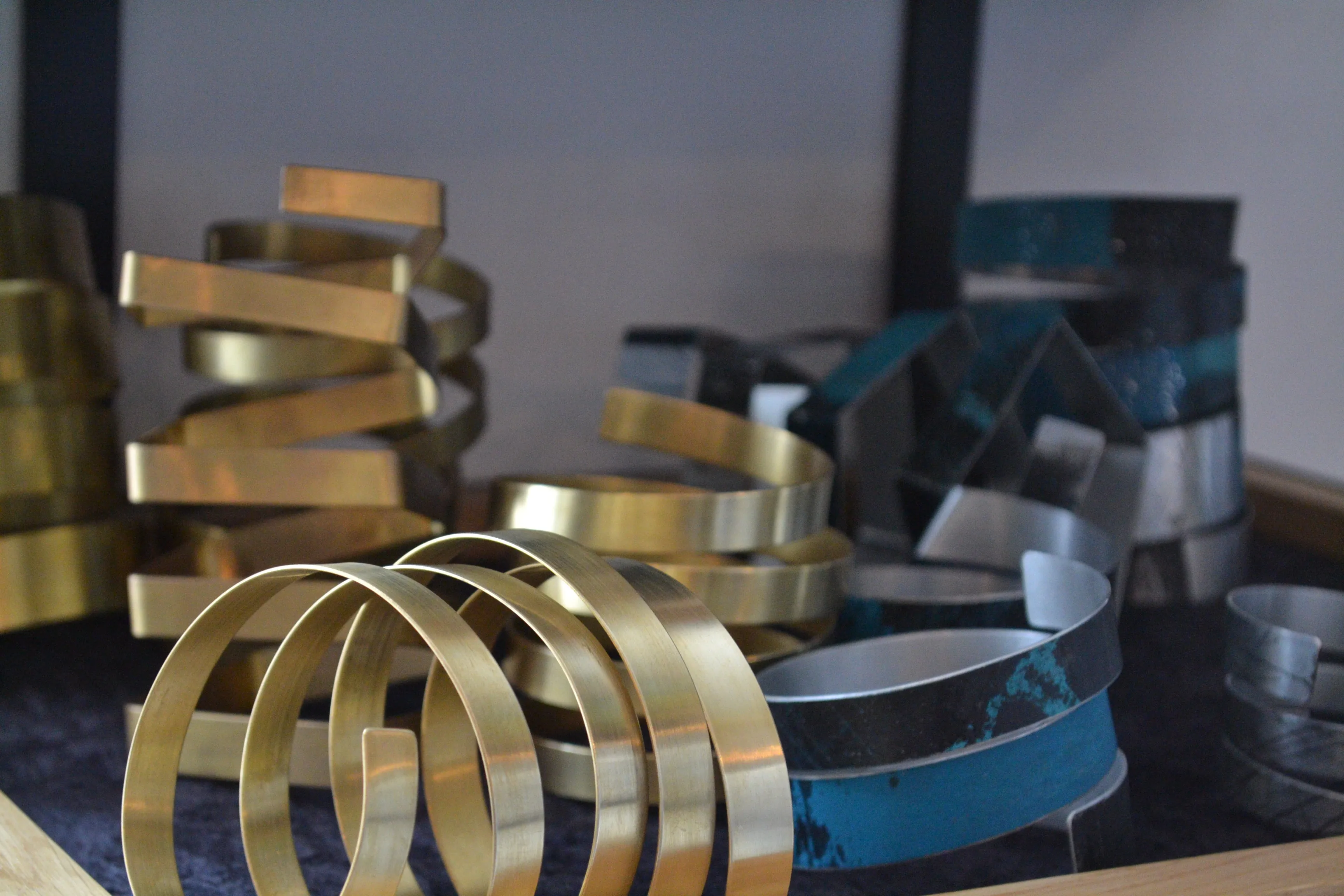 Zinc and Brass Bracelet - by Werkstatt