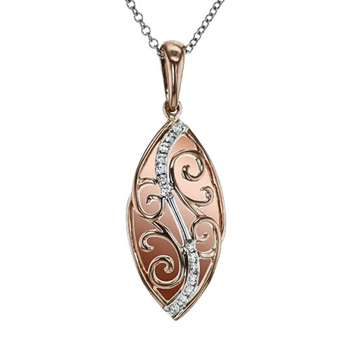 ZP1150 Pendant in 14k Gold with Diamonds